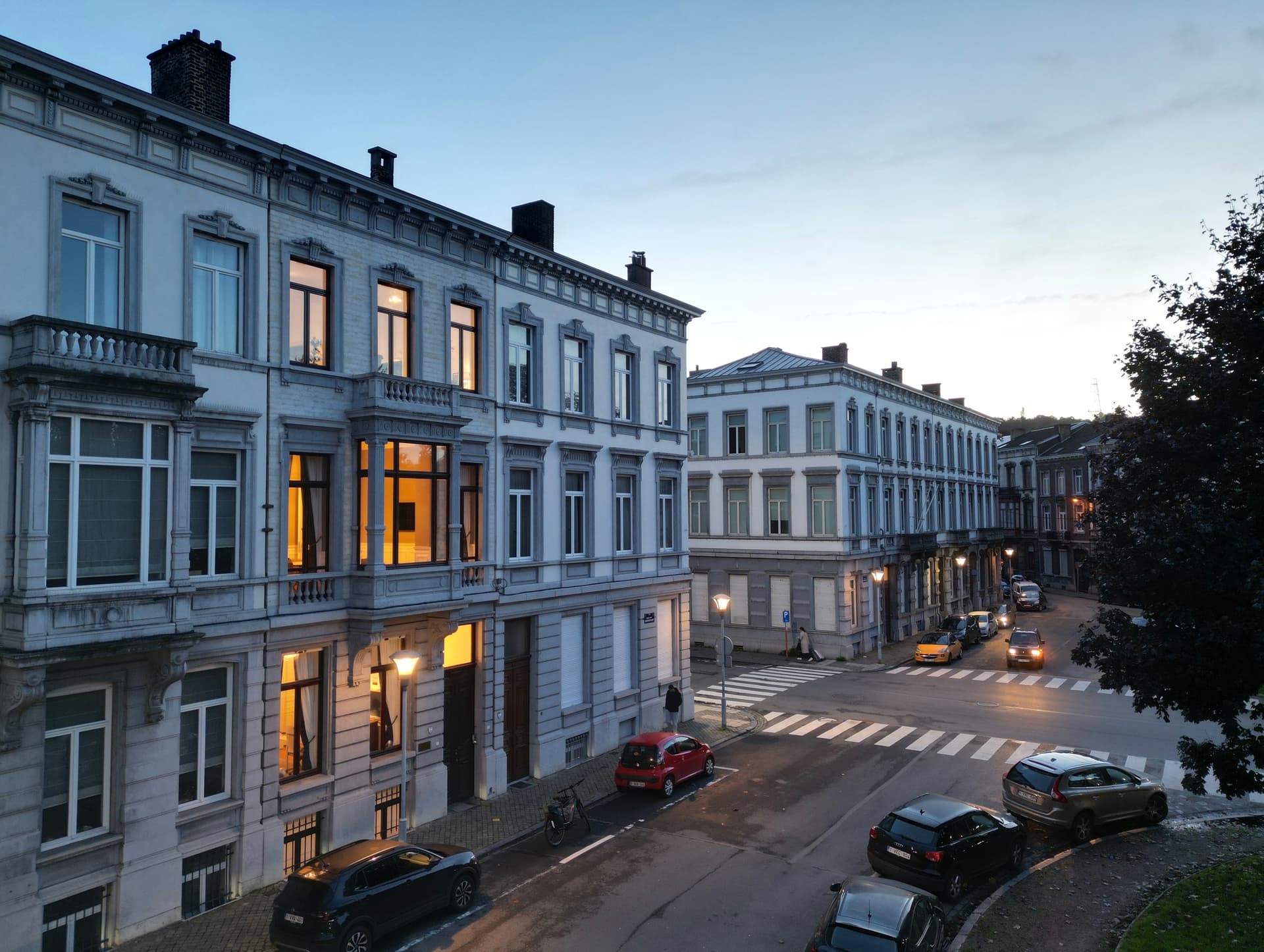 Maisons place de Bronckart à Liège